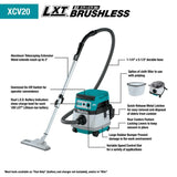 18V X2 36V LXT 2.1 Gallon Wet/Dry Dust Extractor/Vacuum (Bare Tool) XCV20Z