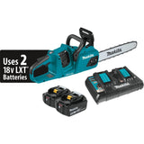 18V X2 (36V) LXT Lithium-Ion Brushless Cordless 14in Chain Saw Kit (5.0Ah) XCU07PT