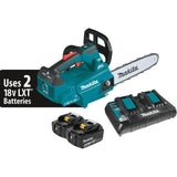 18V X2 (36V) LXT Lithium-Ion Brushless Cordless 14in Top Handle Chain Saw Kit (5.0Ah) XCU08PT