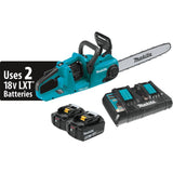 18V X2 (36V) LXT Lithium-Ion Brushless Cordless 16in Chain Saw Kit (5.0Ah) XCU04PT