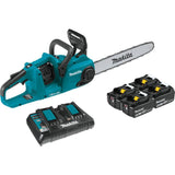 18V X2 (36V) LXT Lithium-Ion Brushless Cordless 16in Chain Saw Kit with 4 Batteries (5.0Ah) XCU04PT1