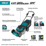 18V X2 (36V) LXT LithiumIon Brushless Cordless 21in Lawn Mower (Bare Tool) XML07Z