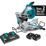 18V X2 LXT 36V 10in Miter Saw 5Ah Kit AWS & Laser XSL04PTU