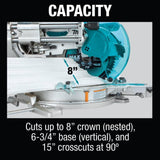 18V X2 LXT 36V 12in Miter Saw & Laser (Bare Tool) XSL08Z