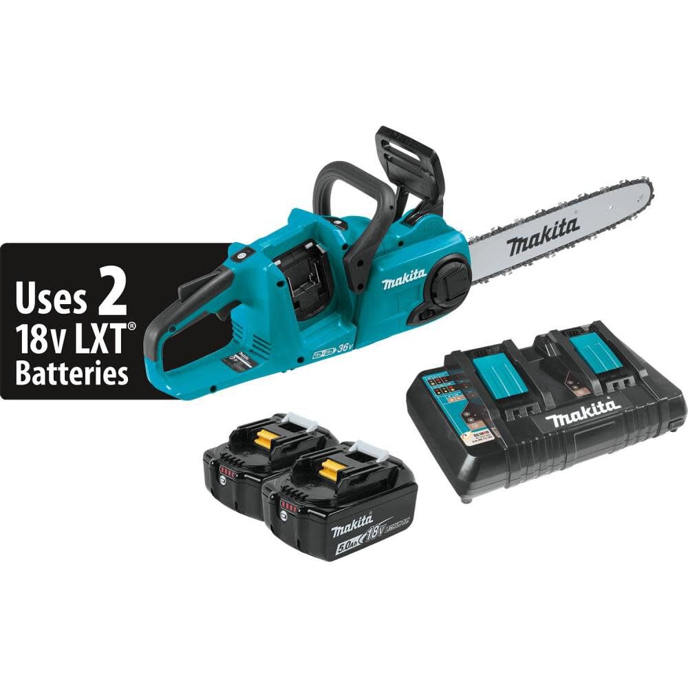 18V X2 LXT Lithium-Ion (36V) Brushless Cordless Chain Saw Kit (5.0Ah) XCU03PT