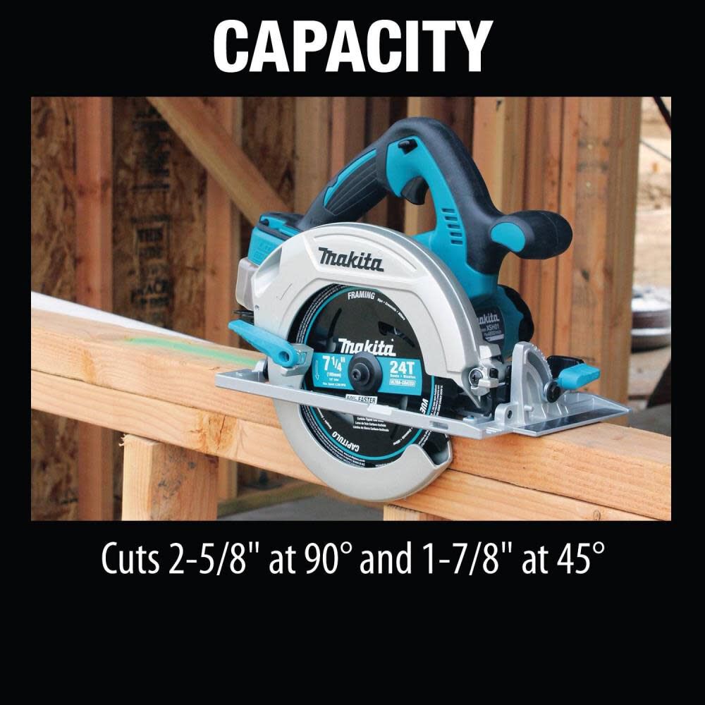 18V X2 LXT Lithium-Ion (36V) Cordless 7-1/4 In. Circular Saw (Bare Tool) XSH01Z