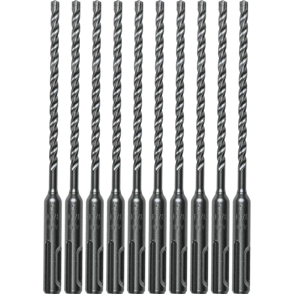 3/16 In. x 6 In. SDS-Plus Bit 3-Cutter 10/pk B-61189