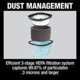 36V 18V X2 LXT 2.1 Gallon HEPA Dry Dust Extractor (Bare Tool) XCV21ZX