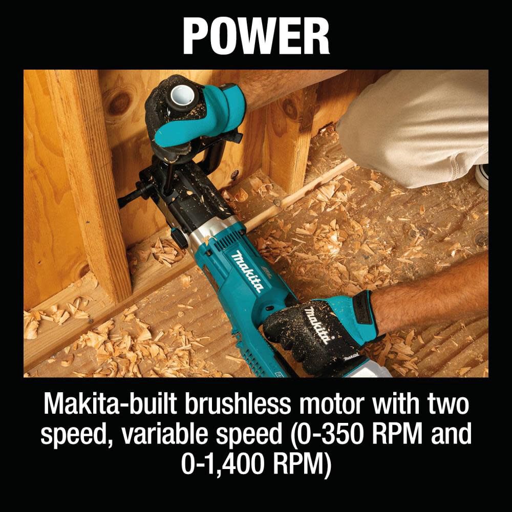 36V (18V X2) LXT 7/16in Hex Right Angle Drill Brushless Cordless (Bare Tool) XAD04Z