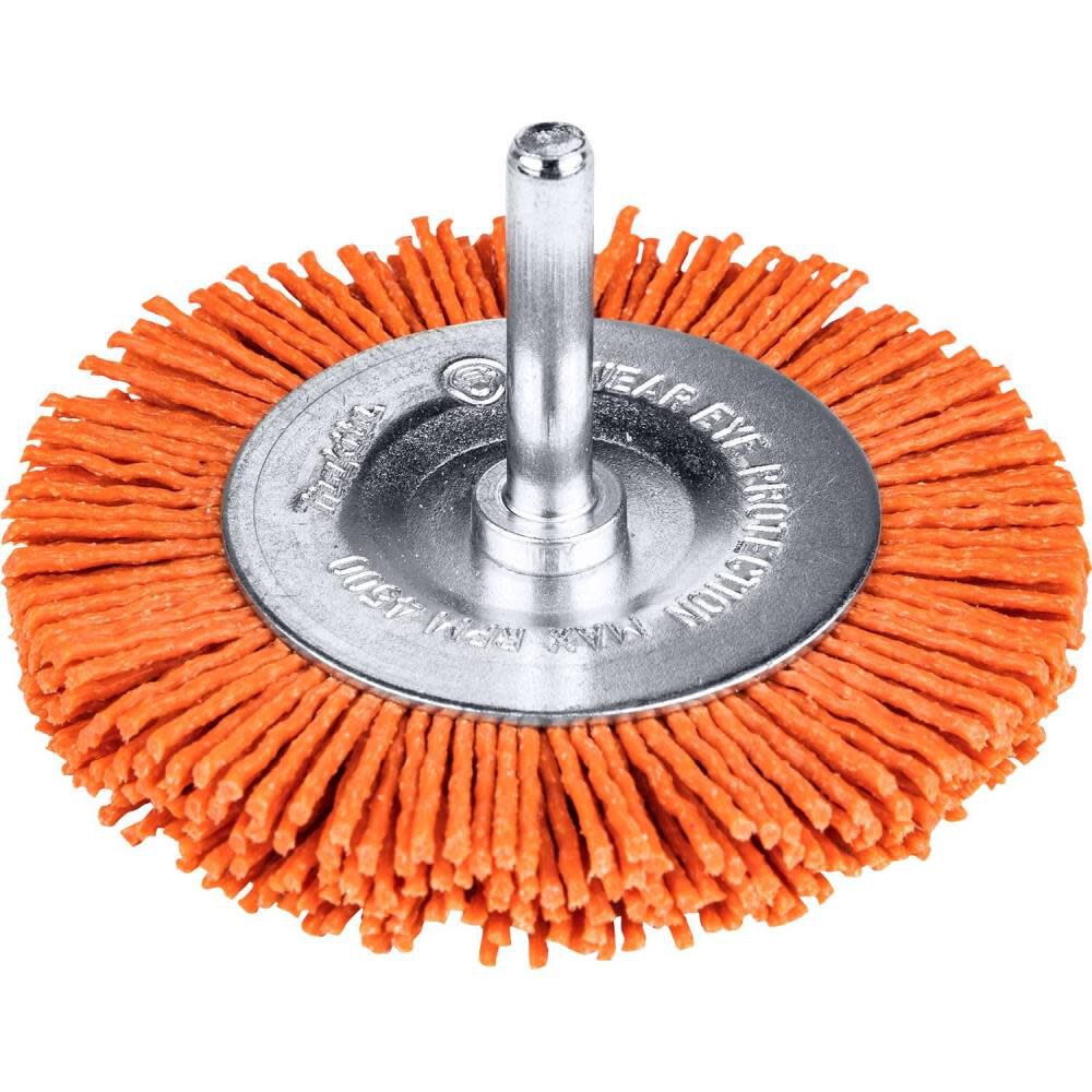 3in Nylon Wheel Brush Coarse 80 Grit D-70605