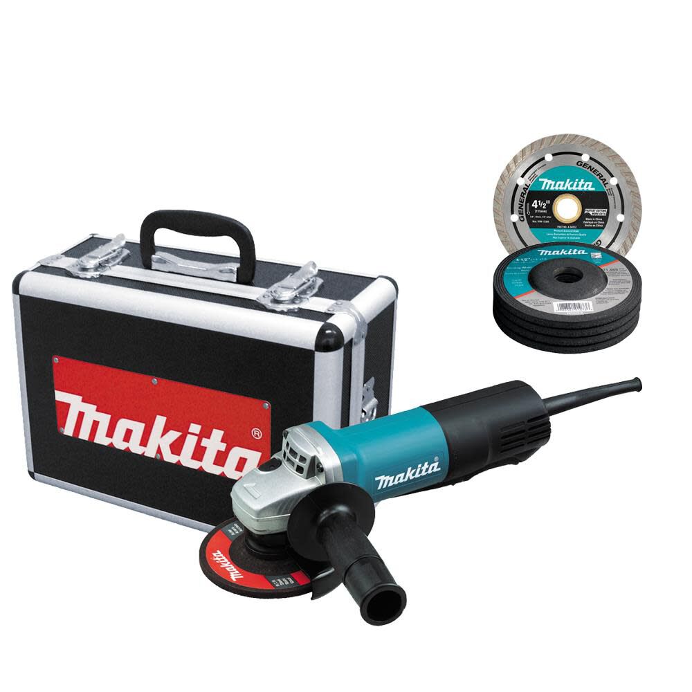 4-1/2-Inch Angle Grinder with Aluminum Case 9557PBX1