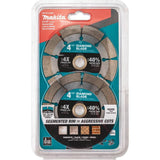 4-1/2 Inch Diamond Blade, Segmented, General Purpose 2pk B-69602