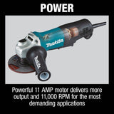 4-1/2in / 5in Paddle Switch Angle Grinder with AC/DC Switch GA5052