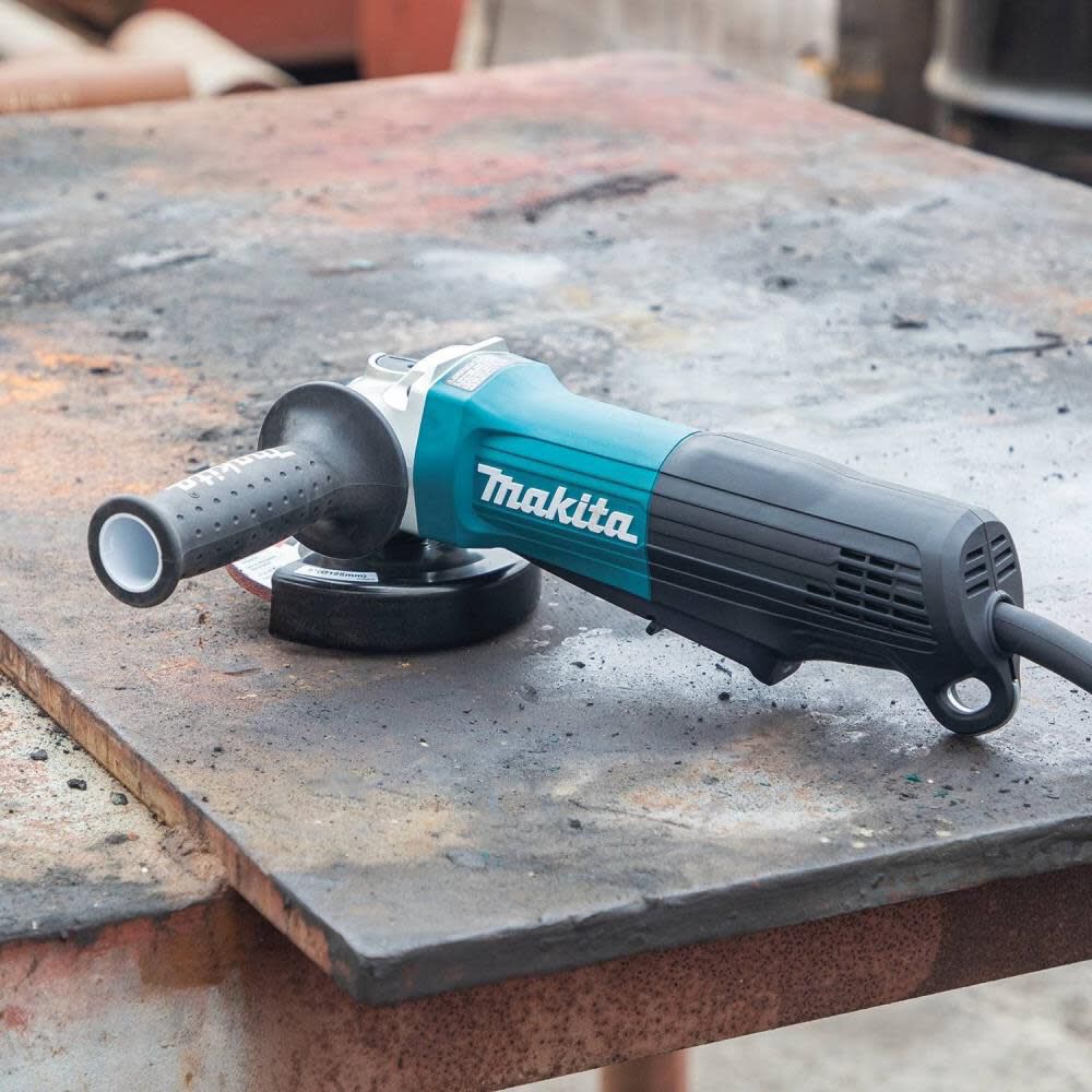 4-1/2in Paddle Switch Angle Grinder with Non-Removable Guard GA4553R