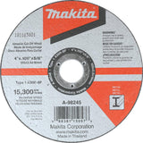 4 In. x 3/32 In. x 5/8 In. Cut-Off Wheel Metal A-98245