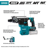 40V max XGT 1 3/16in AVT Rotary Hammer (Bare Tool) GRH08Z