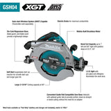 40V max XGT 10 1/4in Circular Saw Guide Rail Compatible Base (Bare Tool) GSH04Z