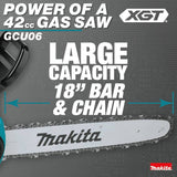 40V max XGT 18in Chainsaw 5Ah Kit GCU06T1