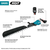 40V max XGT 30in Single Sided Hedge Trimmer Bare Tool GHU05Z