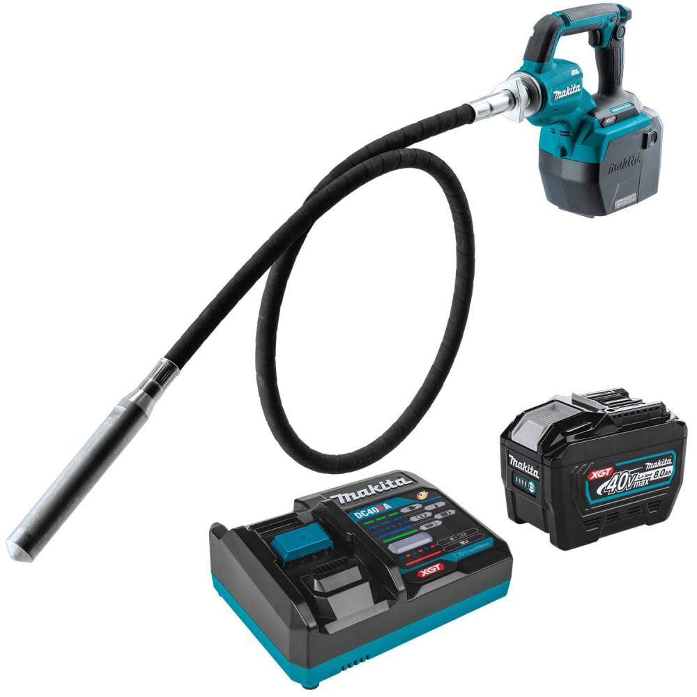 40V max XGT 8 ft Concrete Vibrator 8Ah Kit GRV02L1