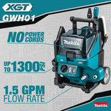 40V max XGT Brushless 1300 PSI 1.5 GPM Pressure Washer Cordless (Bare Tool) GWH01Z