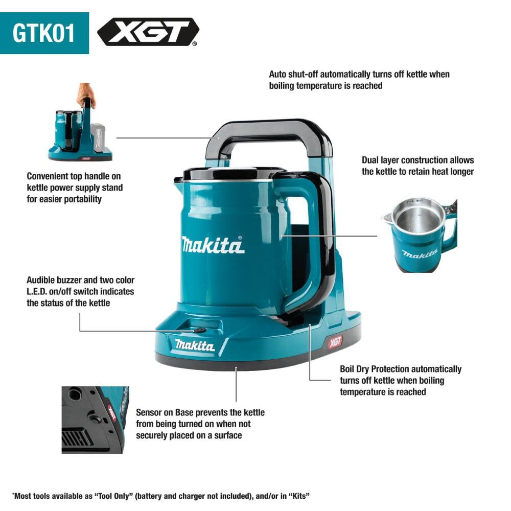 40V max XGT Hot Water Kettle (Bare Tool) GTK01Z