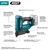 40V max XGT Pin Nailer 23 Gauge (Bare Tool) GTP01Z