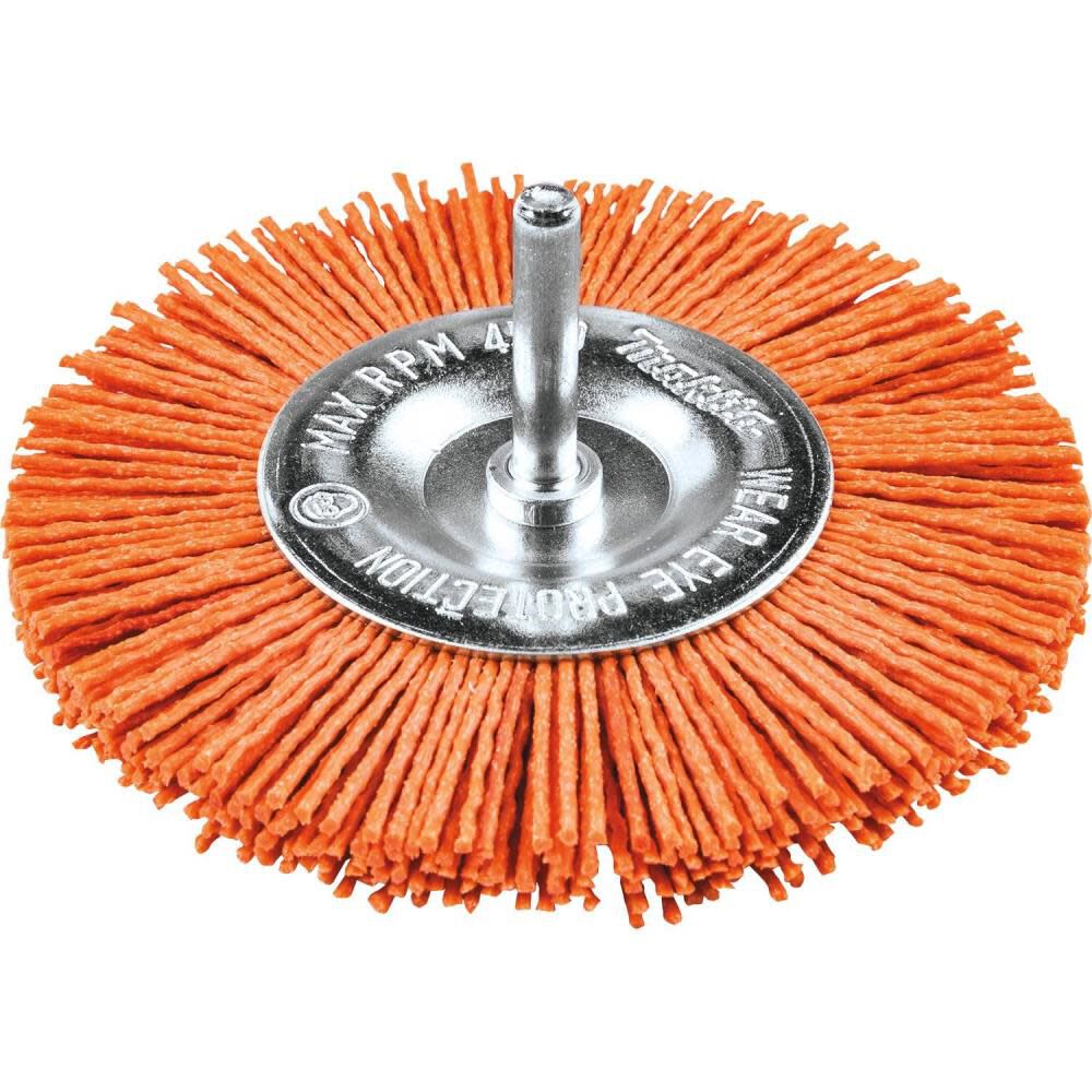 4in Nylon Wheel Brush Coarse 80 Grit D-70627