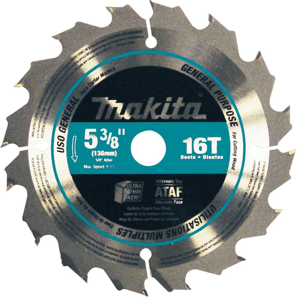 5-3/8 in. 16T Carbide-Tipped Circular Saw Blade General Purpose A-94904