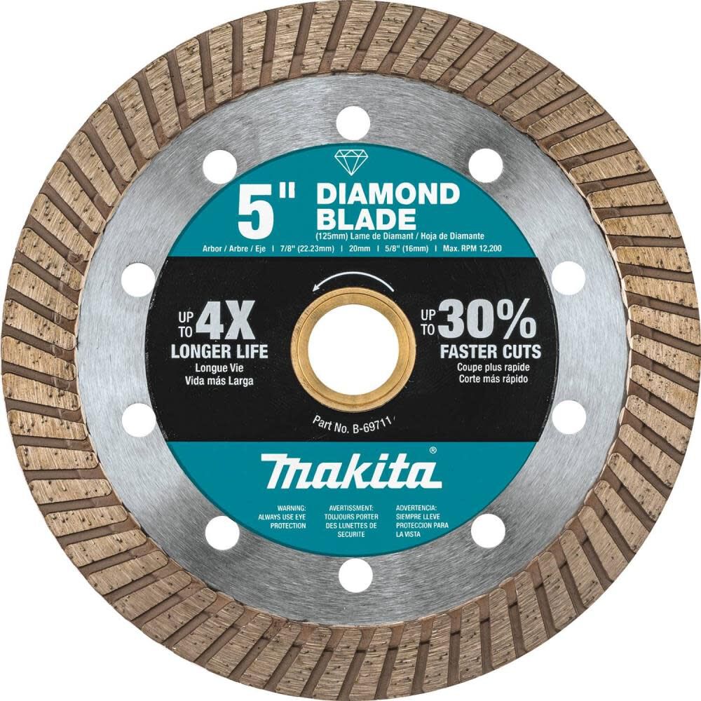 5in Diamond Blade Turbo General Purpose B-69711