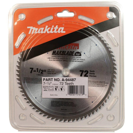 7-1/2 Inch 72T Carbide-Tipped Miter Saw Blade A-94487