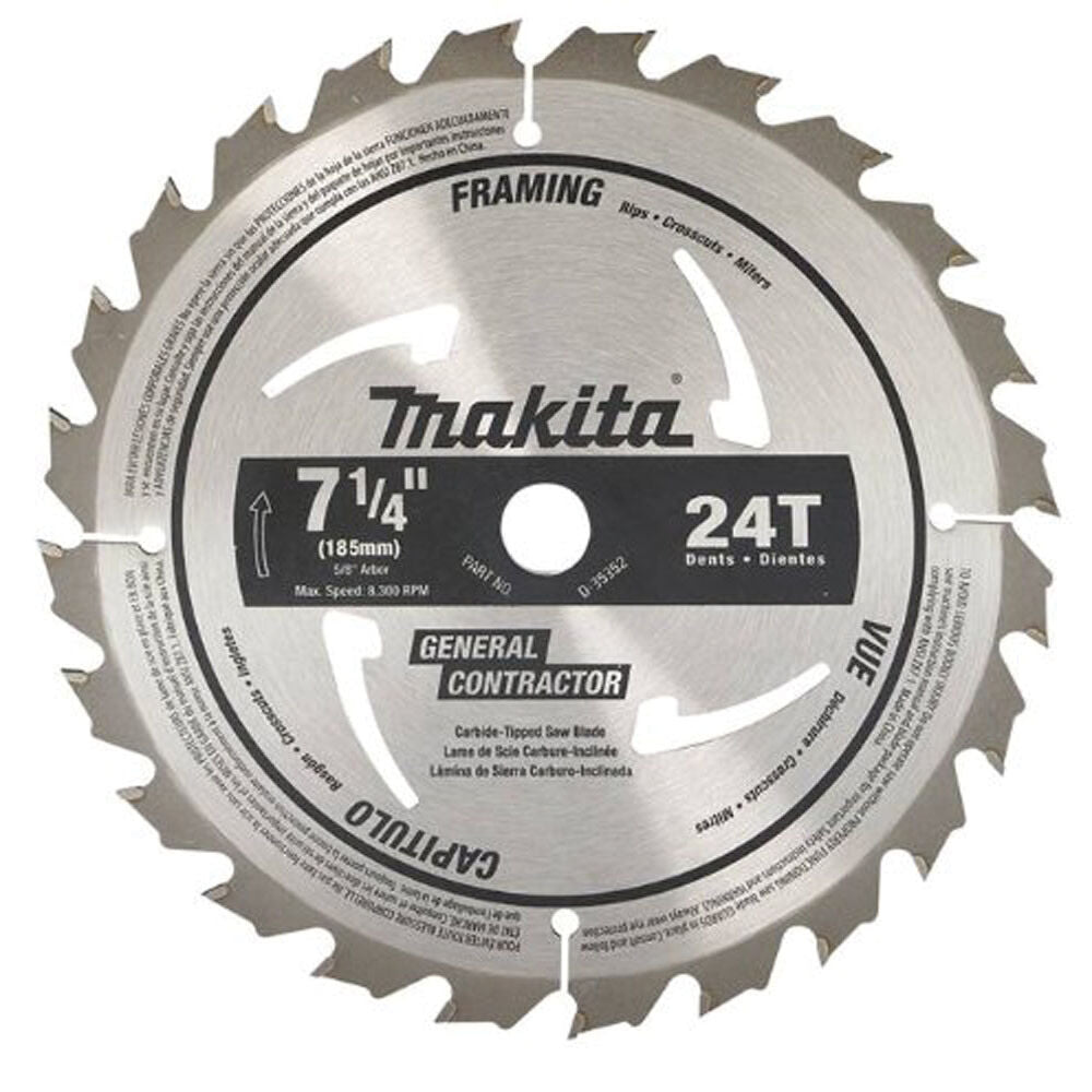 7-1/4 in. 24T General Purpose Framing Blade 10pk D-45989-10