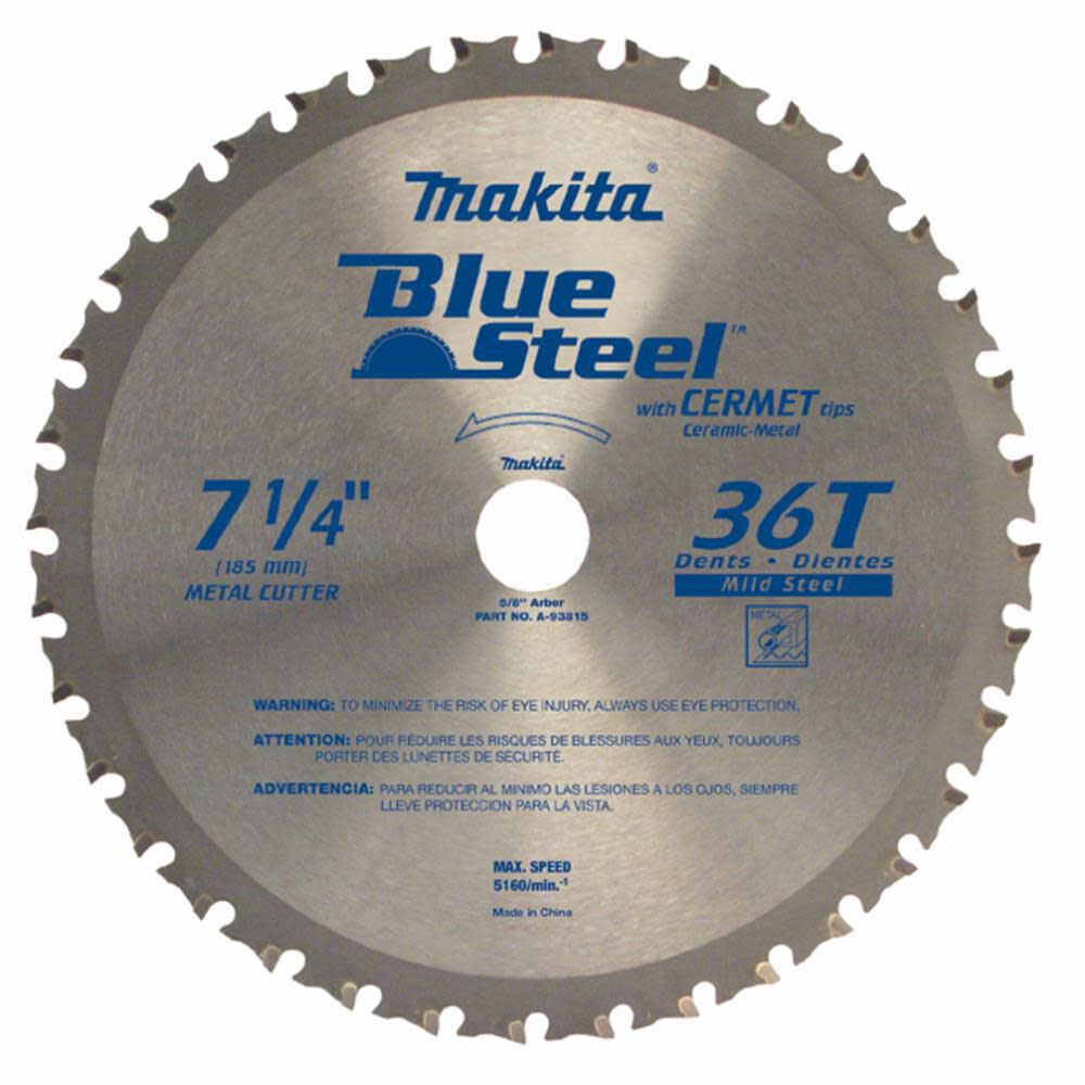 7-1/4 In. X 36T Cermet Metal Blade A-93815