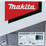 7 in. Double Row Diamond Cup Wheel Anti-Vibration A-96213