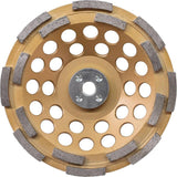 7 in. Double Row Diamond Cup Wheel Anti-Vibration A-96213