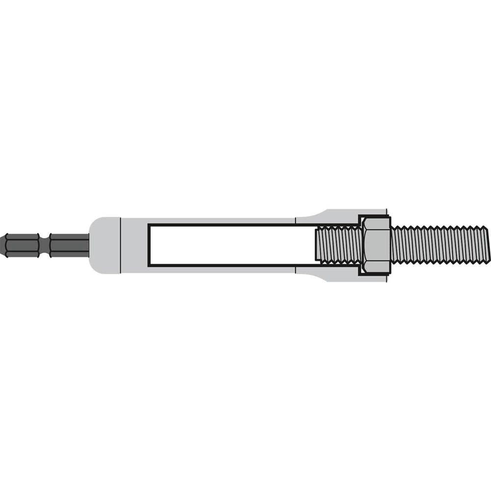 9/16 in. x 6 in. Hollow Socket B-43309