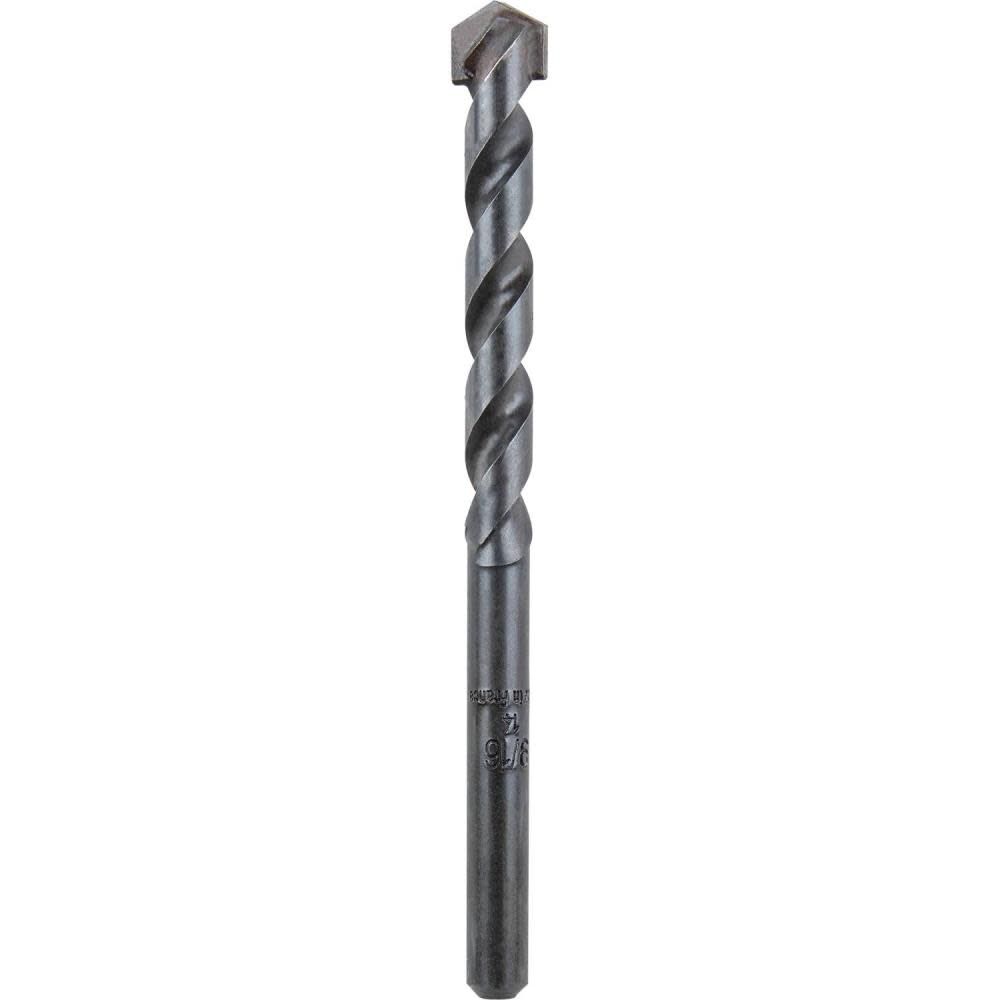 9/16in x 6in Carbide Tipped Percussion Masonry Hammer Drill Bit B-68862