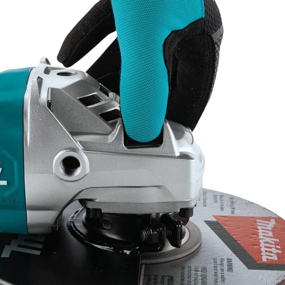 9in Angle Grinder with Rotatable Handle and Lock-On Switch GA9080