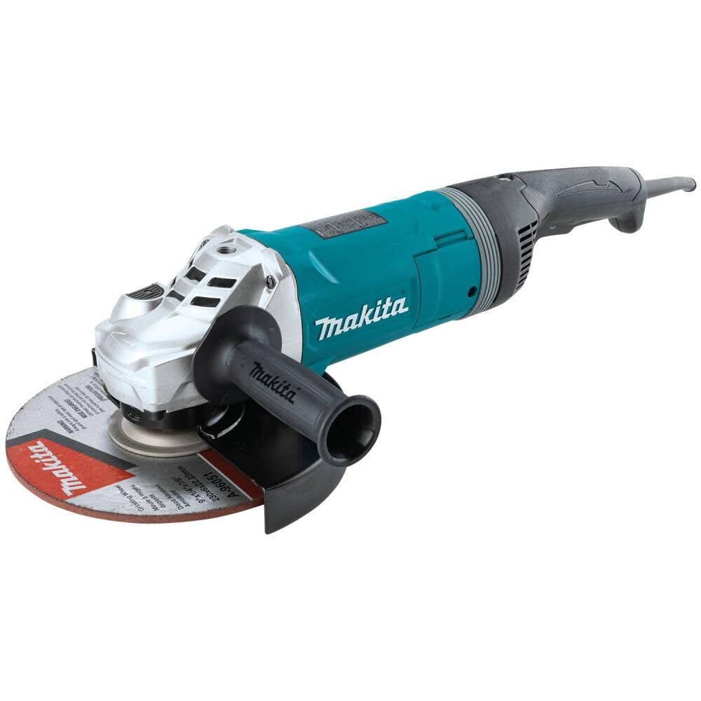 9in Angle Grinder with Rotatable Handle and Lock-On Switch GA9080