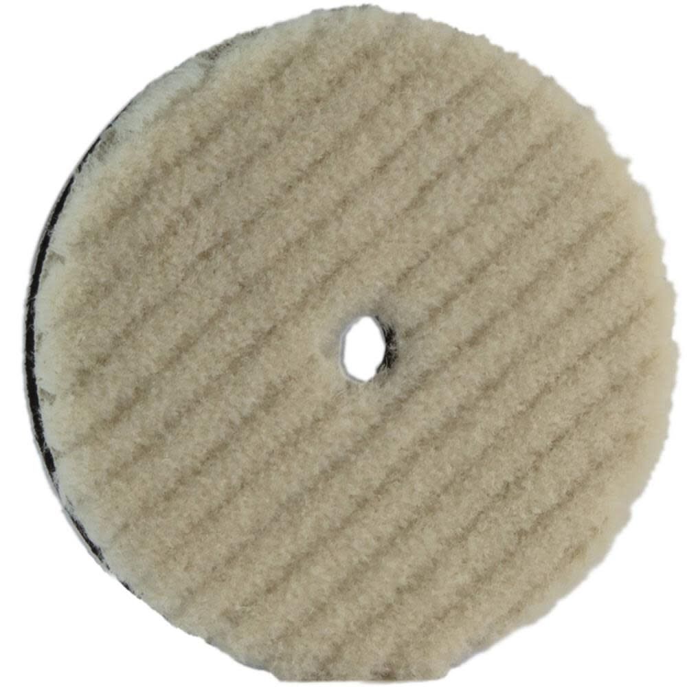 Cutting Pad Hook and Loop Short Haired Wool 3in 191N92-5