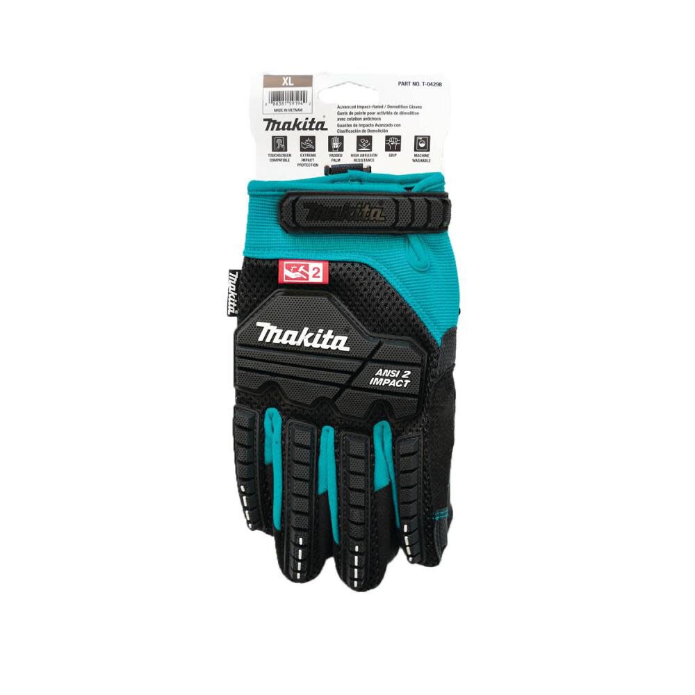 Demolition Gloves Advanced ANSI 2 Impact Rated XL T-04298