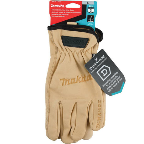 Driver Gloves Genuine Leather Cow Large T-04195