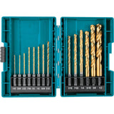 Impact GOLD 14 Pc. Titanium Drill Bit Set 1/4in Hex Shank B-65399