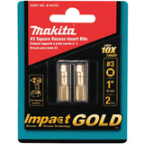 Impact GOLD #3 Square Insert Bit 2/pk B-44725