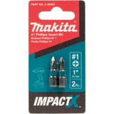 Impact X #1 Phillips 1 Insert Bit 2/pk A-96453