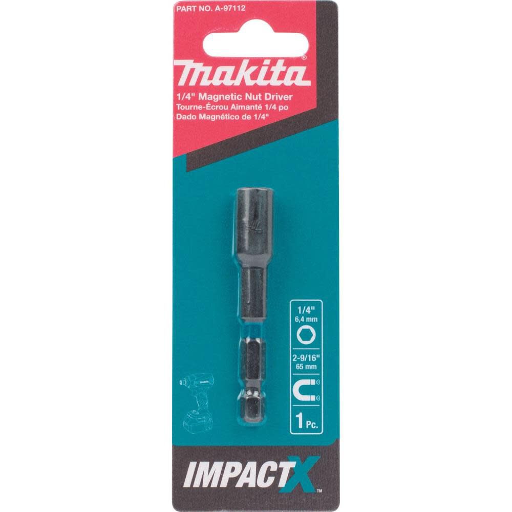 Impact X 1/4 x 2-9/16 Magnetic Nut Driver A-97112