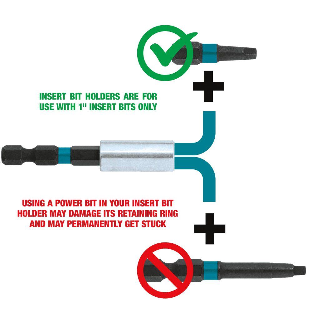 Impact X 2-3/8 Magnetic Insert Bit Holder A-96920