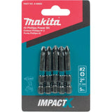 Impact X #2 Phillips 2 Power Bit 5/pk A-96665