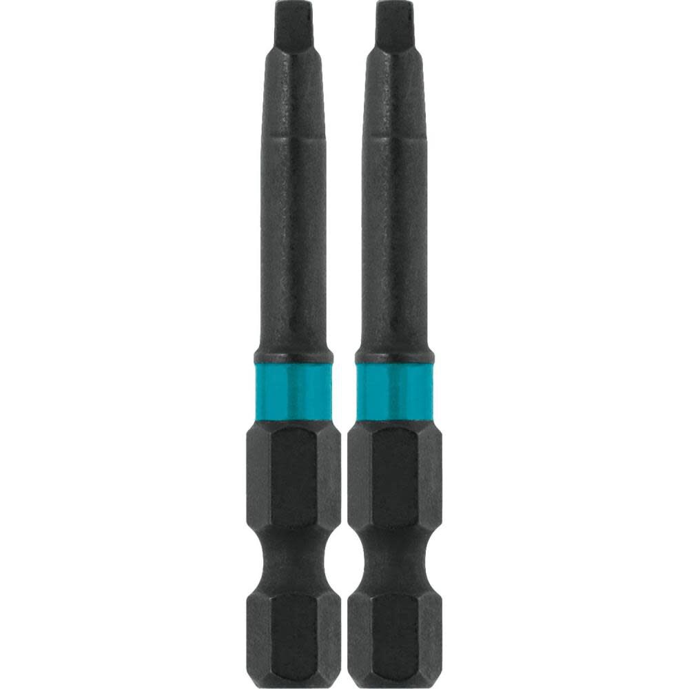 Impact X #2 Square Recess 2 Power Bit 2/pk A-96702