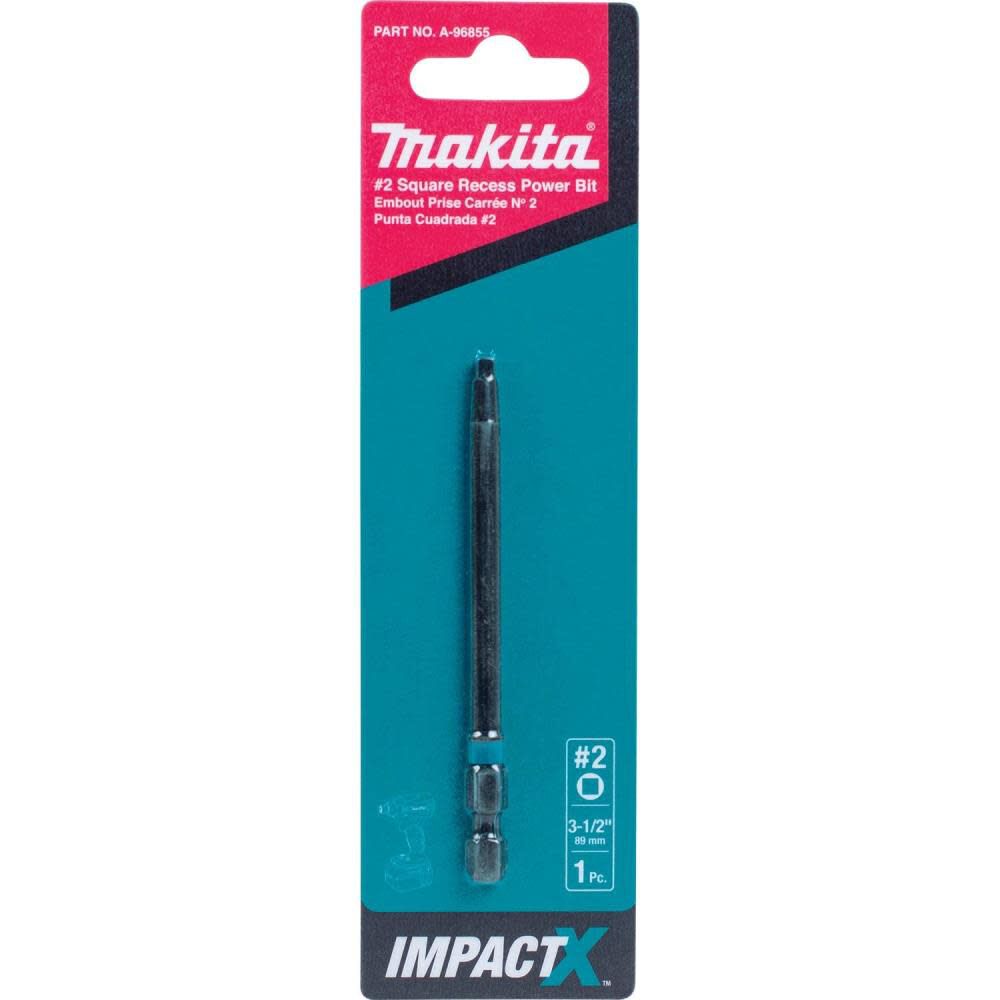 Impact X #2 Square Recess 3-1/2 Power Bit A-96855